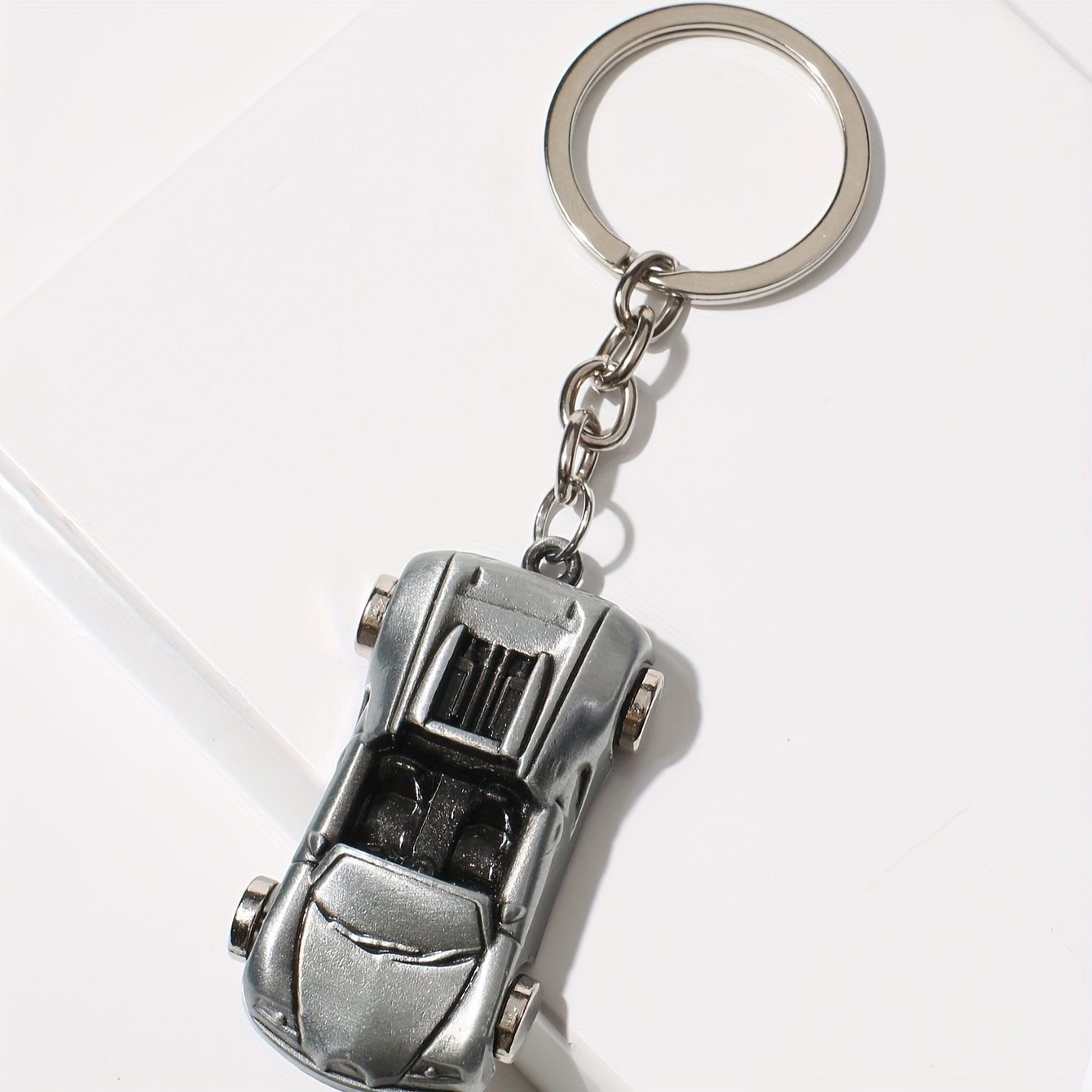 Mini Car Roadster Keychain Cool Alloy Key Chain Ring Purse Bag Backpack Charm Car Pendant